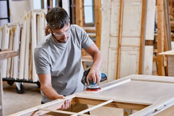 Эксцентриковая шлифмашина Bosch GEX 18V-125 аккум. (0601372201) - купить недорого с доставкой в интернет-магазине