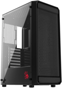 Корпус Bloody BD-CC114 черный без БП ATX 8x120mm 1xUSB2.0 1xUSB3.0 audio bott PSU - купить недорого с доставкой в интернет-магазине