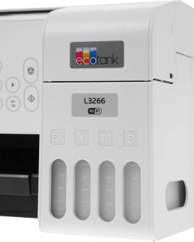 МФУ струйный Epson EcoTank L3266 (C11CJ66416) A4 WiFi белый - купить недорого с доставкой в интернет-магазине