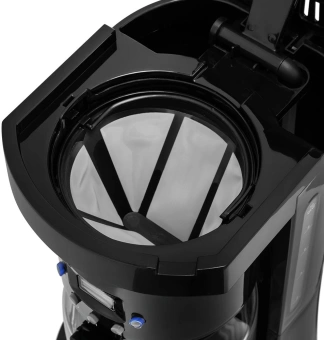 Кофеварка капельная Kitfort КТ-7630 950Вт черный/нержавеющая сталь - купить недорого с доставкой в интернет-магазине