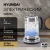 Чайник электрический Hyundai HYK-G8407 1.8л. 2200Вт черный/прозрачный корпус: стекло - цена, купить или заказать с доставкой в интернет-магазине Чайник электрический Hyundai HYK-G8407 1.8л. 2200Вт черный/прозрачный корпус: стекло - купить недорого с доставкой в интернет-магазине