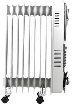 Радиатор масляный Ресанта ОМ-9АВ 2400Вт белый - купить недорого с доставкой в интернет-магазине