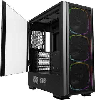 Корпус Montech Sky Two GX черный без БП ATX 11x120mm 2x140mm 2xUSB3.0 audio bott PSU - купить недорого с доставкой в интернет-магазине
