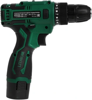 Дрель-шуруповерт Ovk Tools OTCS3AA-12V-1.5A 12Вт аккум. патрон:быстрозажимной (кейс в комплекте) - купить недорого с доставкой в интернет-магазине