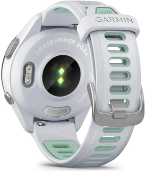 Смарт-часы Garmin Forerunner 265S 27.5мм 1.1" AMOLED корп.белый рем.белый (010-02810-14) - купить недорого с доставкой в интернет-магазине