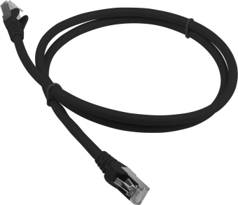 Патч-корд Lanmaster LAN-PC45/S6A-0.5-BK FTP RJ-45 вил.-вилка RJ-45 кат.6A 0.5м черный LSZH - купить недорого с доставкой в интернет-магазине
