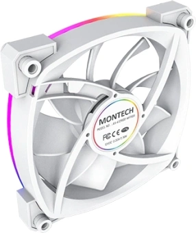 Вентилятор для корпуса Montech AX120 ARGB 120х120x25 белый 4-pin 27дБ (AX120 PWM WHITE) Ret - купить недорого с доставкой в интернет-магазине