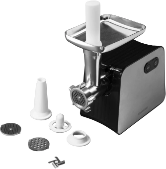 Мясорубка Hyundai HY-MG2322 1200Вт черный/серебристый - купить недорого с доставкой в интернет-магазине