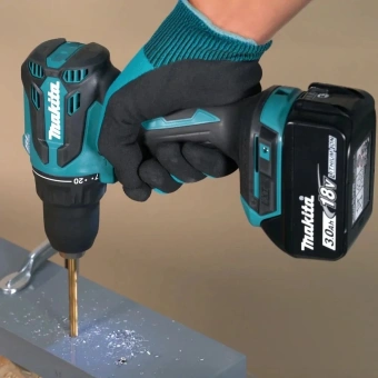 Дрель-шуруповерт Makita DDF490SF1J аккум. патрон:быстрозажимной (кейс в комплекте) - купить недорого с доставкой в интернет-магазине