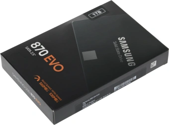 Накопитель SSD Samsung SATA-III 1TB MZ-77E1T0B/EU 870 EVO 2.5" - купить недорого с доставкой в интернет-магазине