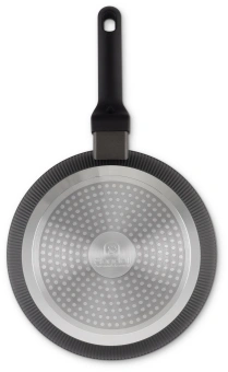 Сковорода Rondell Shell RDA-1928 круглая 24см покрытие: Xylan Plus ручка несъемная (без крышки) темно-серый - купить недорого с доставкой в интернет-магазине