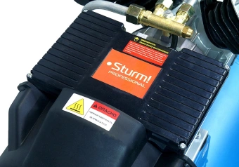 Компрессор поршневой Sturm! AC932100 масляный 410л/мин 100л 2400Вт синий - купить недорого с доставкой в интернет-магазине