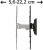 Кронштейн для телевизора Hama 00220823 черный 32"-65" макс.20кг настенный поворот и наклон - купить недорого с доставкой в интернет-магазине