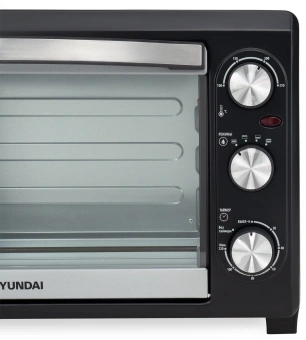 Мини-печь Hyundai MIO-HY073 26л. 1500Вт серебристый/черный - цена, купить или заказать с доставкой в интернет-магазине Мини-печь Hyundai MIO-HY073 26л. 1500Вт серебристый/черный - купить недорого с доставкой в интернет-магазине