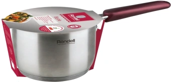 Ковш Rondell Bojole RDS-735 1.7л. d=16см (с крышкой) стальной - купить недорого с доставкой в интернет-магазине