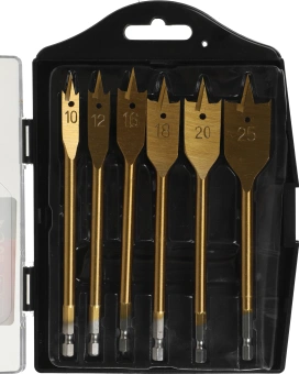 Набор сверл Matrix 70445 по дереву (6пред.) для дрелей - купить недорого с доставкой в интернет-магазине