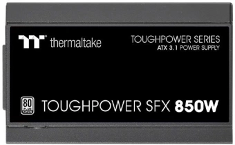 Блок питания Thermaltake SFX 850W Toughpower SFX850 Gen.5 80+ platinum (20+4pin) APFC 90mm fan 8xSATA Cab Manag RTL - купить недорого с доставкой в интернет-магазине