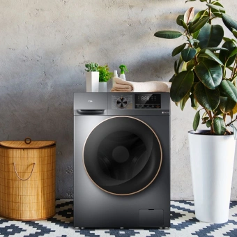 Стиральная машина TCL W-P210W класс: A+++ загр.фронтальная макс.:10кг серый инвертор - купить недорого с доставкой в интернет-магазине