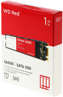 Накопитель SSD WD SATA-III 1TB WDS100T1R0B Red SA500 M.2 2280 - купить недорого с доставкой в интернет-магазине