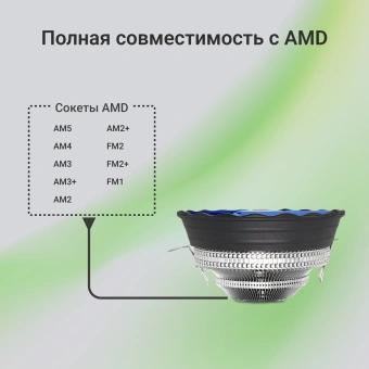 Устройство охлаждения(кулер) Digma D-CPC95-PWM2 Soc-AM5/AM4/1200/1700/1851 черный 4-pin 18-29dB Al 95W 185gr Ret - купить недорого с доставкой в интернет-магазине