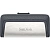 Флеш Диск Sandisk 128GB Ultra Dual SDDDC2-128G-G46 USB3.0 серый/узор