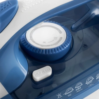 Утюг Vitek VT-8330 2400Вт белый/голубой - купить недорого с доставкой в интернет-магазине