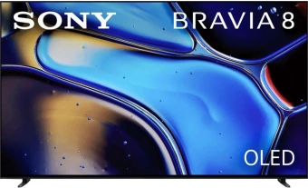 Телевизор OLED Sony 55" K-55XR80 BRAVIA серебристый 4K Ultra HD 120Hz DVB-T DVB-T2 USB WiFi Smart TV - купить недорого с доставкой в интернет-магазине