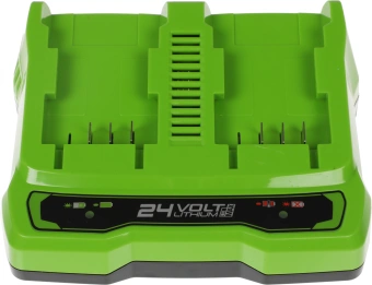 Зарядное устройство Greenworks G24X2UC2 (2931907) - купить недорого с доставкой в интернет-магазине