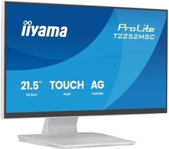 Монитор Iiyama 21.5" ProLite T2252MSC-W2AG белый IPS LED 5ms 16:9 HDMI M/M матовая 250cd 178гр/178гр 1920x1080 60Hz DP FHD USB Touch 4.5кг - купить недорого с доставкой в интернет-магазине