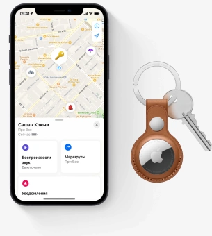 Метка Apple AirTag A2187 компл.:4шт (MX542ZP/A) - купить недорого с доставкой в интернет-магазине