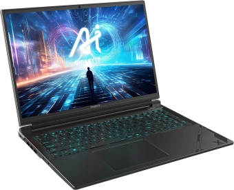 Ноутбук Gigabyte G6X Core i7 13650HX 16Gb SSD1Tb NVIDIA GeForce RTX4060 8Gb 16" IPS FHD+ (1920x1200) Free DOS grey WiFi BT Cam (9KG-43KZ854SD) - купить недорого с доставкой в интернет-магазине