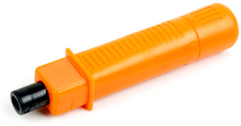 Инструмент Hyperline HT-3140 для витой пары (упак:1шт) оранжевый/черный - купить недорого с доставкой в интернет-магазине