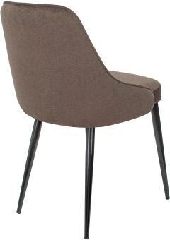 Стул Бюрократ KF-5 коричневый Light 10 металл черный на ножках (KF-5/LT-10_AGAVA) - купить недорого с доставкой в интернет-магазине