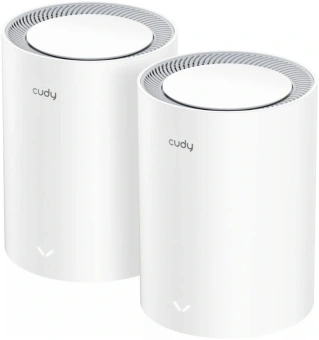 Бесшовный Mesh роутер Cudy M3600 (M3600(2-PACK)) BE3600 10/100/1000BASE-T белый (упак.:2шт) - купить недорого с доставкой в интернет-магазине