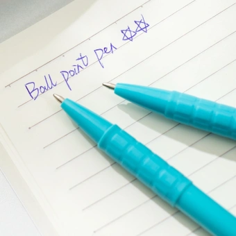 Ручка шариков. автоматическая Deli Daily EQ00330 голубой d=0.7мм син. черн. резин. манжета - купить недорого с доставкой в интернет-магазине