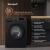 Стиральная машина Weissgauff WM 39106 Inverter Steam класс: A++ загр.фронтальная макс.:6кг черный инвертор - купить недорого с доставкой в интернет-магазине