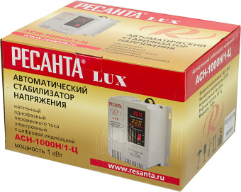 Стабилизатор напряжения Ресанта АСН-1000Н/1-Ц однофазный серый (63/6/14) - купить недорого с доставкой в интернет-магазине