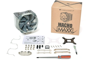 Устройство охлаждения(кулер) Thermalright Macho-Maxx Soc-AM5/AM4/1151/1200/2066/1700 черный 4-pin 25.6dB Al 635gr Ret - купить недорого с доставкой в интернет-магазине