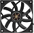 Вентилятор для корпуса Deepcool FT12 Slim 120х120x15 черный 4-pin 25.6дБ (R-FT12SLIM-BKWPN1-G) Ret