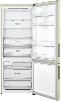 Холодильник LG GC-B569PECM 2-хкамерн. бежевый глянц. инвертер - купить недорого с доставкой в интернет-магазине