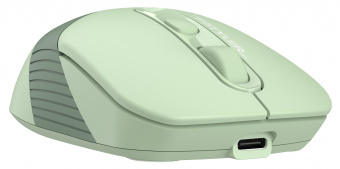 Мышь A4Tech Fstyler FB10C зеленый оптическая (2400dpi) беспроводная BT/Radio USB (4but) - купить недорого с доставкой в интернет-магазине