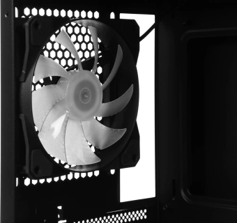 Корпус MSI MAG Forge 120A черный без БП ATX 2x120mm 2xUSB3.0 audio bott PSU - купить недорого с доставкой в интернет-магазине