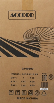 Корпус Accord ACC-ZA11B AR черный без БП ATX 3x120mm 1xUSB2.0 2xUSB3.0 audio bott PSU - купить недорого с доставкой в интернет-магазине