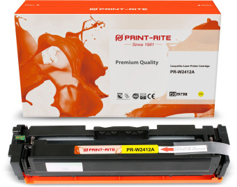Картридж лазерный Print-Rite TFHBB6YPU1J PR-W2412A W2412A желтый (850стр.) для HP Color LJ Pro M155/MFP M182nw/M183fw - купить недорого с доставкой в интернет-магазине