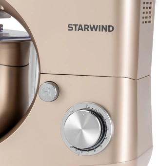 Миксер планетарный Starwind SPM5181 1300Вт золотистый - купить недорого с доставкой в интернет-магазине