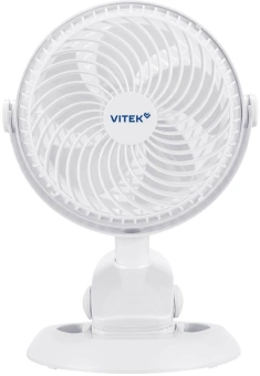 Вентилятор настольный Vitek VTF-06U 3Вт скоростей:2 белый - купить недорого с доставкой в интернет-магазине