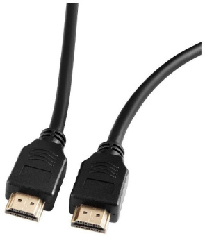 Кабель аудио-видео Ultra HD HDMI (m)/HDMI (m) 2м. позолоч.конт. черный - купить недорого с доставкой в интернет-магазине