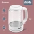 Чайник электрический Domfy DSW-EK304 1.6л. 2200Вт белый корпус: стекло/пластик - купить недорого с доставкой в интернет-магазине