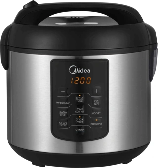 Мультиварка Midea MPC-6035 5л 860Вт серебристый - купить недорого с доставкой в интернет-магазине