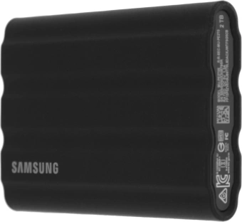 Накопитель SSD Samsung Original USB-C 2TB MU-PE2T0S/WW Shield T7 1.8" черный - цена, купить или заказать с доставкой в интернет-магазине Накопитель SSD Samsung Original USB-C 2TB MU-PE2T0S/WW Shield T7 1.8" черный - купить недорого с доставкой в интернет-магазине